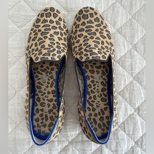 EUC Rothy’s cheetah loafers size 10.5